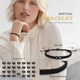 thumbnail image 2 of Heart Initial Bracelets 26 Letters Initial Bracelet A-Z Braided Bracelets✨m D7Z6, 2 of 10