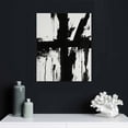 thumbnail image 4 of Nawypu  Black and White Abstract Canvas Wall Art Prints Textured Painting for Living Room, 4 of 4