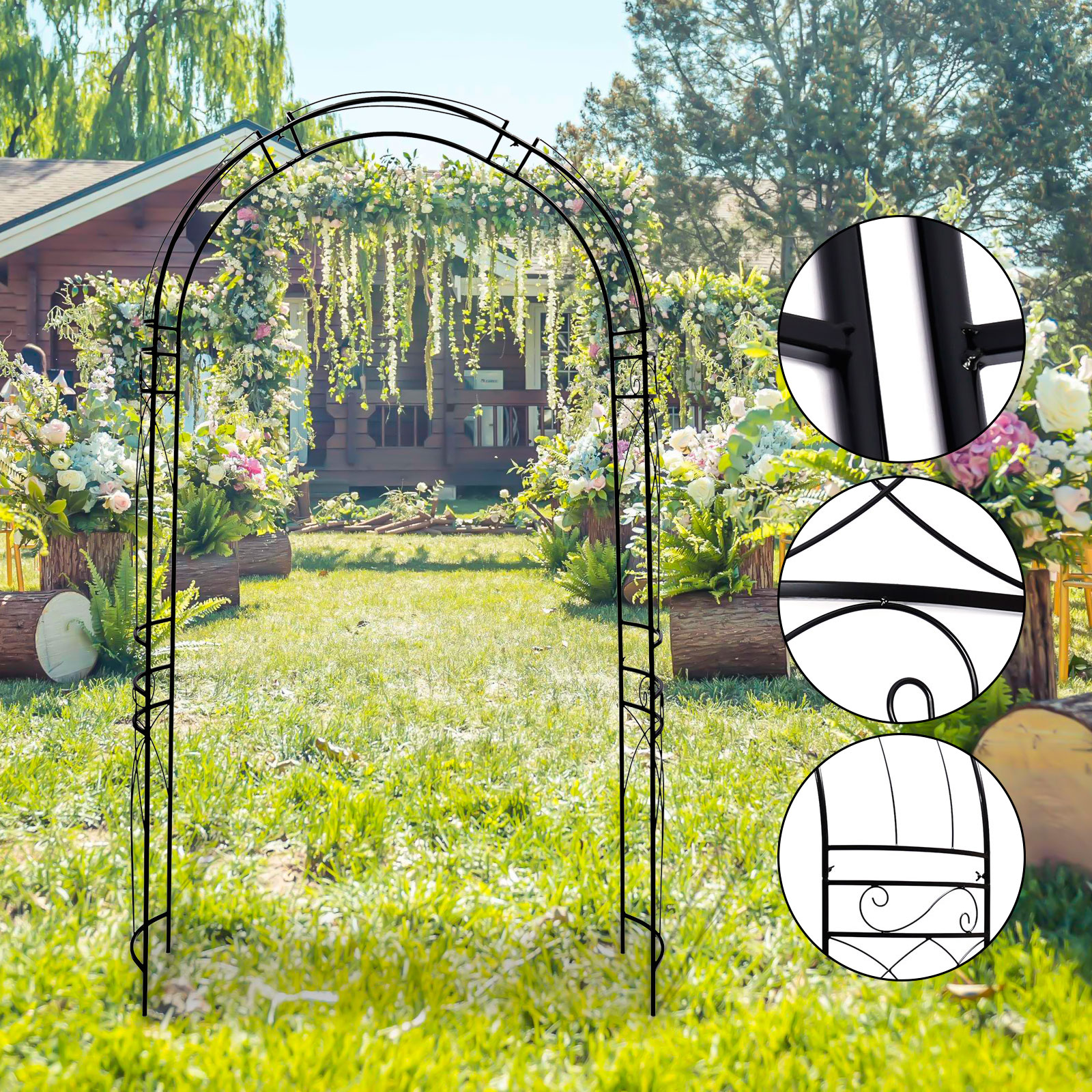 Flower Circle Pergola Arch Best Flower Site