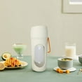 thumbnail image 3 of Portable Rechargeable Mini Blender - 2 Lids Travel Juicer with Straw & Stirring Function, USB Charged Personal Smoothie Maker, Compact Blender for Shakes Smoothies On-the-Go, 3 of 5