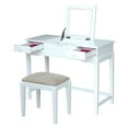 thumbnail image 4 of Vanity Table and Bench in Snow White, 4 of 5