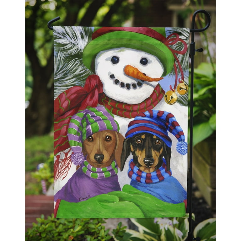 Caroline's Treasures BB1705DDM Winter Holiday Bull Terrier