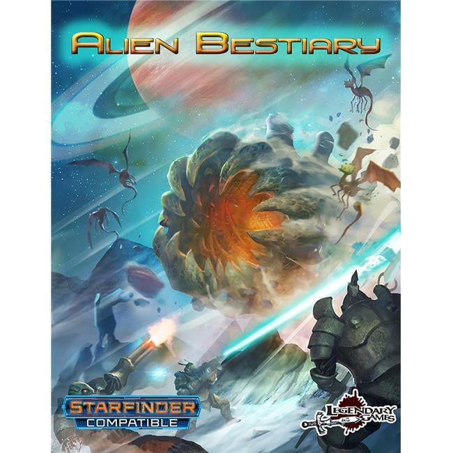 Legendary Games Lgp400ab01sf Alien Bestiary Starfinder Game