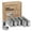Chrome, variant on 24pcs Silver Bulge Lug Nuts - Metric 12x1.5 Threads - Conical Cone Taper Acorn Seat Closed End - 1.4 inch Length - Installs with 19mm or 3/4 inch Hex Socket