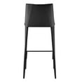 thumbnail image 4 of Rich Black Faux Leather Bar Stool, 4 of 8