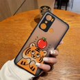 thumbnail image 3 of Matte Case for infinix HOT 20I 12 12I 11 11S 10 10I 10S PLAY 9 Pro POVA 3 CAMON 15 17P Case Funda Coque Shell Cute Little Tiger, 3 of 5