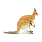 Safari 100108 Kangaroo Figurine with Joey Multi Color