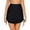 Black, variant on Womens Swim Skirt Drawstring Tummy Control Swim Bottom with Built-in Brief