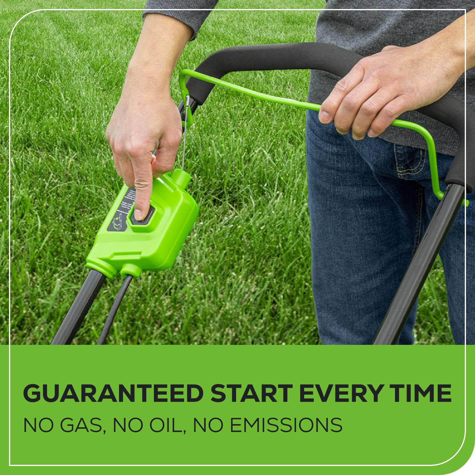 Greenworks 40V 16" Brushless Cordless Push Lawn Mower + 350 CFM Blower, W/4.0Ah Battery and Charger Compatible for 75+ Tools