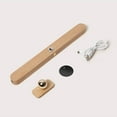 thumbnail image 3 of Modern LED Touch Mirror Lamp Wood Wall Powered Dimmable Touch Light Front Makeup Lighting Bathroom, 3 of 9