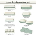 thumbnail image 6 of COOK WITH COLOR Nonstick Stackable Bakeware Set, 13-Pc Baking Set with Baking Sheets & Pans, Sage, 6 of 6