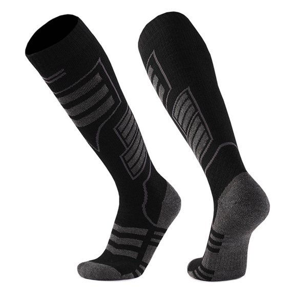 LangJing Merino Wool Socks for Women Men, Hiking Thermal Warm Winter Cozy Thick Boot Socks for Women Gifts 2026 Black,Free Size