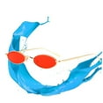thumbnail image 3 of TAILTOSS 1ensemble Lunettes de Soleil Rétro pour Hommes Ovales Métal Doré Protection UV Cyclisme Randonnée, 3 of 8
