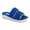 Blue, variant on Women's Double Strap Slide-Cloud Ribbed Terry Slipper