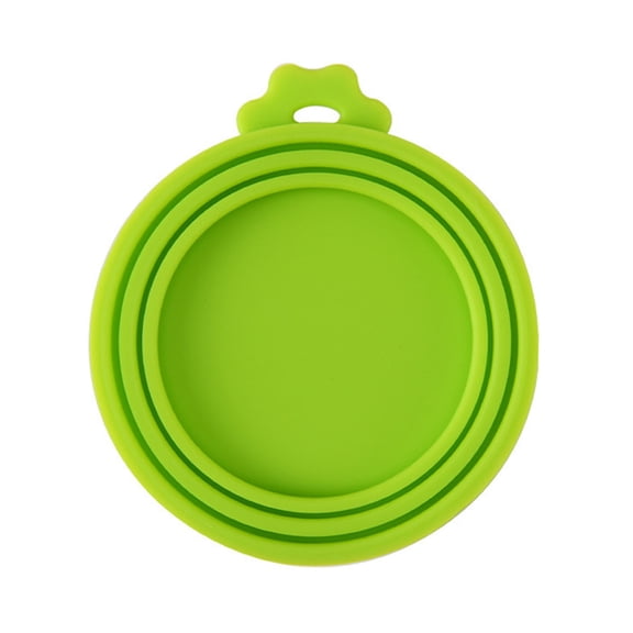 Silicone Lid Pet Food Lid 3-in-1 Silicone Cover for Dog Cat Food Cans Airtight Moisture Proof Universal Fit for Standard Size Cans Reusable Leak Proof