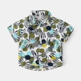 thumbnail image 3 of Coerni Kids Toddler Baby Girls Spring Summer Print Short Sleeve Collar Shirts Kids Sports Wear Girls, 3 of 3