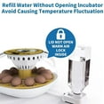 thumbnail image 4 of 12-24 Eggs Incubator with Auto Turning and Water Top-up for Hatching Chicks, 4 of 6