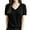 Black, variant on Women's Wool Blend Summer Fall Tops Lightweight Business Casual Blouses Sweaters for Women Black XXL