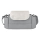 thumbnail image 2 of Bolsa organizadora para cochecito, impermeable, con partición interna, bolsa de pañales, almacenamiento de pañales, tazas para , aperitivos, , Gris claro CUTICAT Organizador de cochecito, 2 of 8