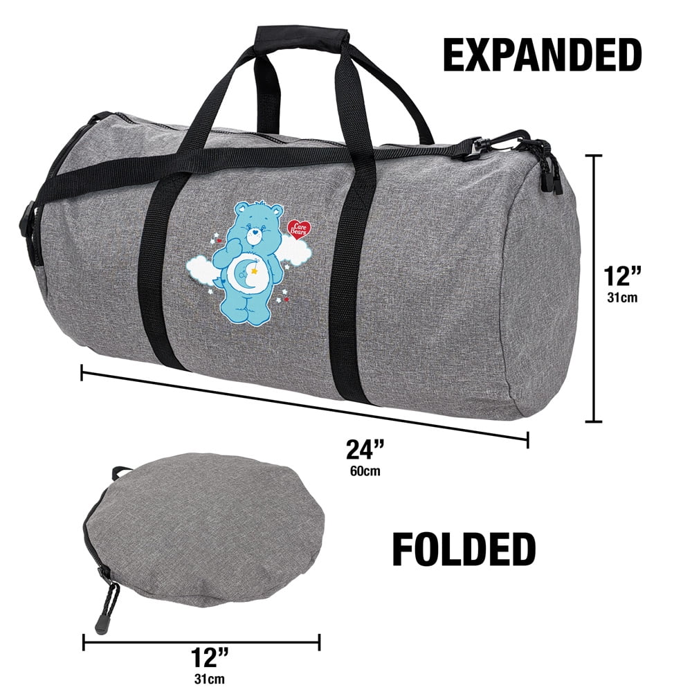 Care Bears Bedtime Bear Clouds Lightweight Duffel Bag for Sports and Gym Packable for Travel