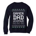thumbnail image 1 of Tstars Mens Ugly Christmas Sweater Gift for Husband Gamer Dad Gift for Fathers Cool Gaming Christmas Holiday Shirts Xmas Party Funny Humor Christmas Gifts for Him Sweatshirt Ugly Xmas Sweater, 1 of 7