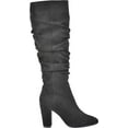 thumbnail image 2 of Women's White Mountain Compassion Slouch Knee High Boot Black Suedette 9.5 M, 2 of 6