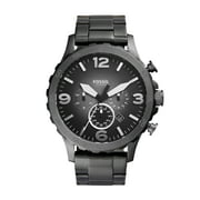Fossil Men's Nate 50mm Chronograph, Smoke Stainless Steel Watch