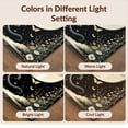 thumbnail image 7 of Design&I 3'x5' Ultra Soft Throw Mat, Snake Witchy Mystical Moon With Celestial Vintage Star Frame None Fluffy Washable Easy Care Indoor rug for Bedside Hallway, 7 of 7