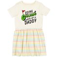 thumbnail image 3 of Inktastic Going Golfing with My Daddy Kids Golf Girls Toddler Dress, 3 of 5