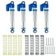 thumbnail image 2 of Amortiguador Tholdsy Aleación de Aluminio RCGOFOLLOW 1/24 Axial Azul, 2 of 6