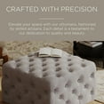 thumbnail image 6 of Maven Lane Henry Traditional Ottoman in Slate Fabric Upholstery, 6 of 6
