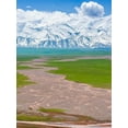 thumbnail image 2 of Zwick, Martin 12x14 Black Ornate Wood Framed with Double Matting Museum Art Print Titled - Alay Valley and the Trans-Alay Range in the Pamir Mountains, 2 of 4