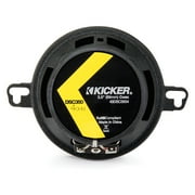 43DSC3504 KICKER DS Series 3.5" 4-Ohm Car Audio Coaxial Speakers, Pair