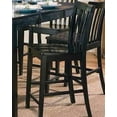 thumbnail image 2 of 9 PC Lakeside Counter Height Dining Table and stool set Finish: Rich Black, 2 of 2