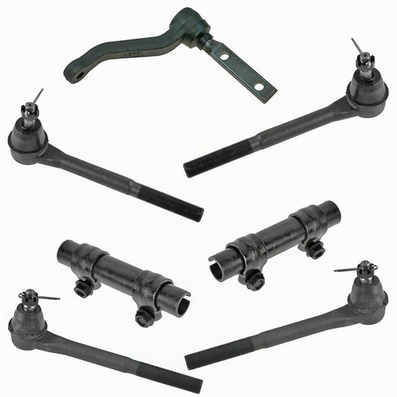7 Piece Steering & Suspension Kit Tie Rod Ends w/Adjusting Sleeves & Idler Arm Fits select: 1996-2003 CHEVROLET S TRUCK, 1996-2005 CHEVROLET BLAZER