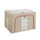 thumbnail image 2 of Organizador de bolsa de almacenamiento de ropa de gran capacidad con tela gruesa para edredones, mantas, ropa de cama plegable con cremallera resistente, ventana transparente de 24L Wmkox3029yii hfskjfh3022, 2 of 2