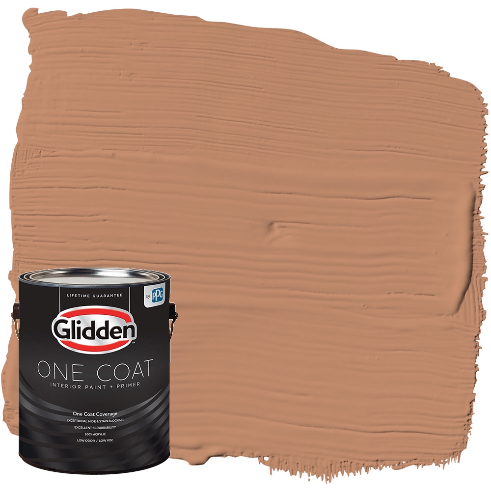 Glidden One Coat Interior Paint and Primer, Honey Graham / Brown