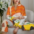 thumbnail image 6 of Vsdgher Hello Fall Gnomes 1 Pajamas Set Long Sleeve Sleepwear Womens Button Down Nightwear Pj Sets-X-Large, 6 of 7
