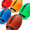 Muticolor, variant on PlayBolt 6-Inch Mini Footballs – 5 Pack Brown | Inflatable PVC Toy Footballs with Hand Pump for Kids & Toddlers – Indoor & Outdoor Play, Parties & Backyard Games