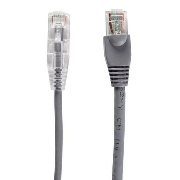 Slim-Net CAT6 Ethernet Patch Cable, Gray - 7 ft.