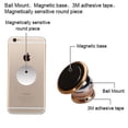 thumbnail image 5 of 360 Degree Magnetic Smartphone Car Holder Compatible with LG V35/ G7/ V30s ThinQ, Q7, Q7+, Q7?, K30,V30, V30+ , Q8,G6,G6+ (Gold), 5 of 7