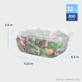 thumbnail image 4 of Karat 32 oz PET Plastic Hinged Deli Container - 200 ct, 4 of 11