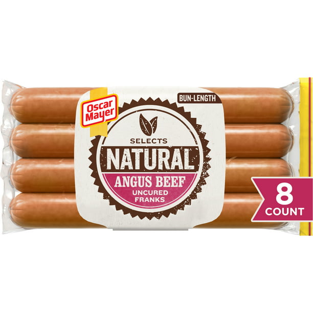 Oscar Mayer Natural Selects BunLength Angus Beef Uncured