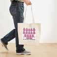 thumbnail image 6 of CafePress - Pink Frogs 1 Tote Bag - Unisex Canvas Tote Bag, Beige, 1-Piece, 6 of 9