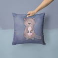 thumbnail image 2 of Watercolor Animal Art Canvas Fabric Decorative Pillow, 2 of 4