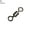 #6, variant on Naierhg 50Pcs #2-#10 Ball Bearing Swivel Solid Rings Fishing Connector Fishing Hooks