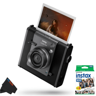 Fujifilm INSTAX Wide 300 - Fuji Instant Camera Black with 20 Film
