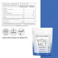 thumbnail image 5 of Revival Point Premium MCT Oil Powder Fortified with Keto Electrolytes and 15x Bioavailable Chromium Picolinate– C10 and C8 MCT Oil Derived from Coconuts– No Maltodextrin– 120 Grams, 5 of 8