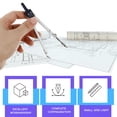 thumbnail image 3 of 1 Set Circle Drawing Tool Student Drawing Metal Compass Metal Compass, 3 of 8