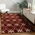 thumbnail image 3 of Luxe Weavers Red 8x10 Geometric Area Rug for Living Room, 3 of 6
